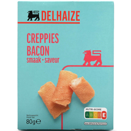 Delhaize Creppies Bacon 80 gr