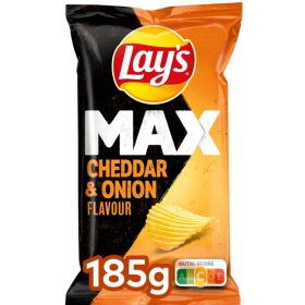 Lay’s Max Chips Cheddar Onion 185 gr