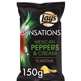 Lay’s Sensations Chips Mexican pepper & cream 150 gr
