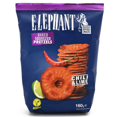 Elephant Pretzels Chili Lime 160g