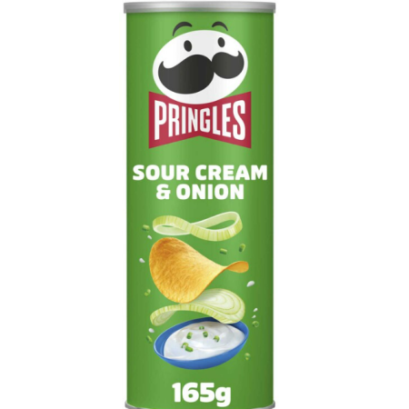 Pringles Chips Cream&onion 165 gr