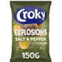 Croky Explosions Chips Salt Pepper 150 gr