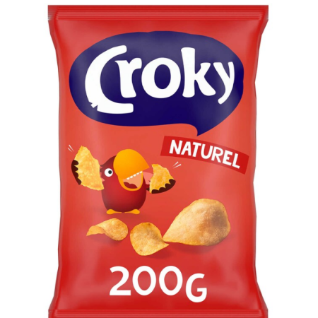 Croky Chips Natural 200 gr