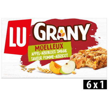 LU Grany Biscuits Soft Apple Apricot 195g