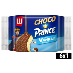 LU Prince Choco Prince Vanilla 6 x 28.5g