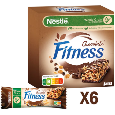 Nestlé Fitness Cereal Bar Chocolate 141g