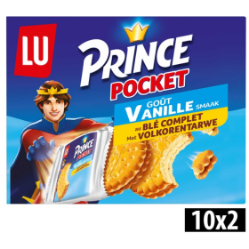 LU Prince Biscuits Pocket Vanilla 10 x 40g