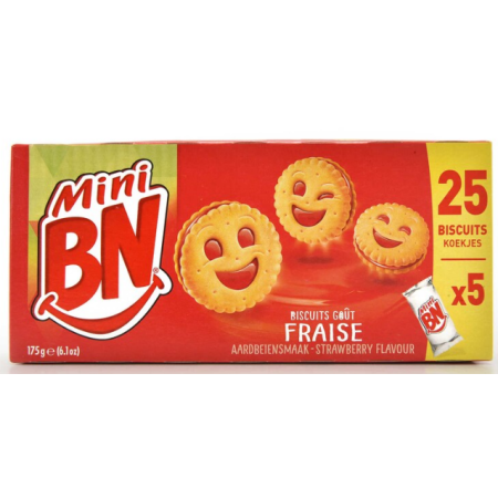 BN Biscuits Strawberry Mini 175g