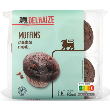 Delhaize Muffins Chocolate 300 gr