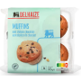 Delhaize Muffins Vanilla Chocolate Chips 4 x 75g