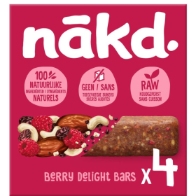 Nàkd  Bars Fruit & Nut Berries 4 x 35g
