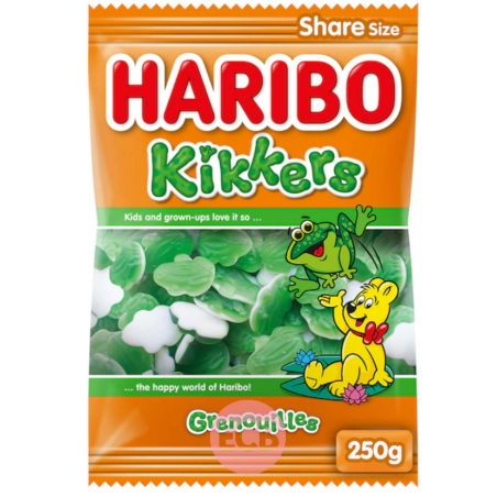Haribo Bonbons Grenouilles Kikkers 250g