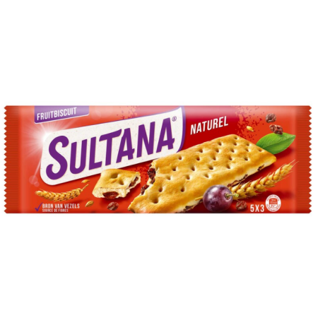 Sultana Biscuit Fruit Natural 218g