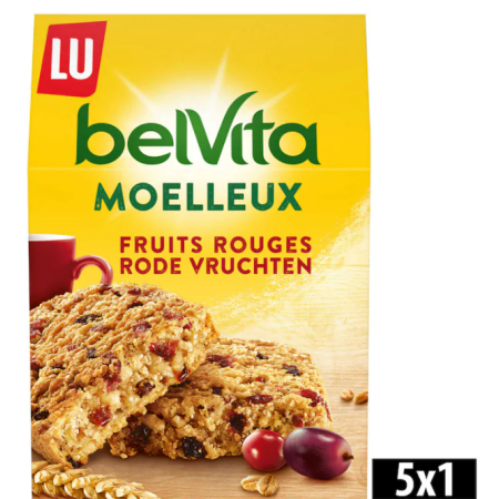 LU Belvita Breakfast Biscuits Red Berries 250g
