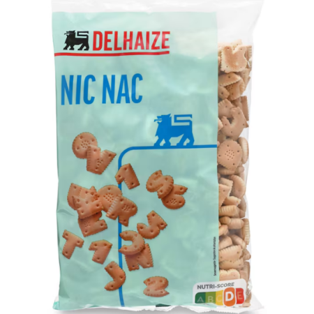 Delhaize Cookies Nic Nac 400 gr
