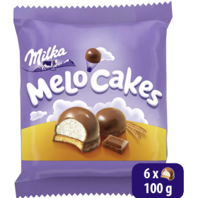 Milka Melo Cakes Biscuits Chocolate Cakes  6 Pieces 100g