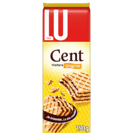 LU Hundred Wafers Cookies Hundred Wafers Chocolate 190 gr