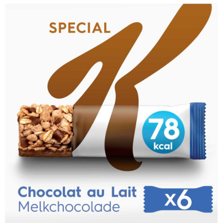 Kellogg's Special K Bars Cereal Milk Chocolate 6 x 20g