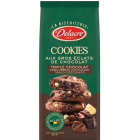 Delacre Cookie Triple chocolate 136 gr