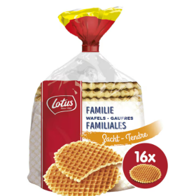 Lotus Family-size waffles 450g
