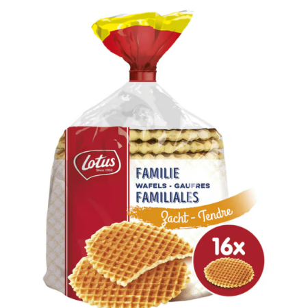 Lotus Family-size waffles 450g