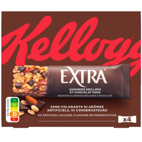 Kellogg's Extra Cereal Bars Chocolate Roasted Almonds 128g