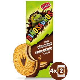 Lotus Dinosaurus Biscuit Filled Chocolate Snack pack 174g