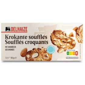 Delhaize Biscuits Soufflés Crunchy Almonds 90g