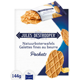 Jules Destrooper Butter Cookies Pocket 144g