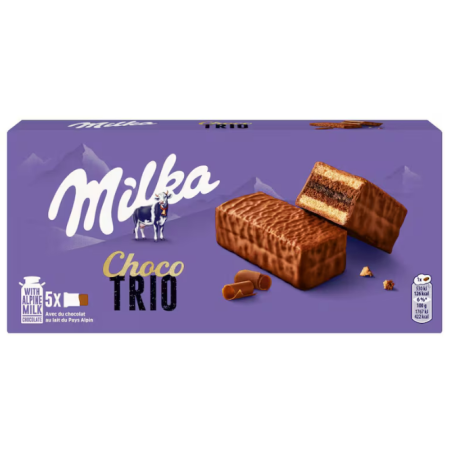 Milka Cakes Choco Trio Cakes Chocolate 150g
