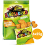 Lotus Dinosaurus Biscuit Mini Cereal Snack pack 6 x 25g
