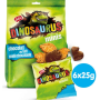 Lotus Dinosaurus Biscuit Mini Milk Chocolate Snack 6 x 25g