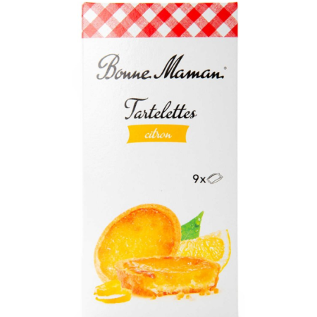 Bonne Maman Biscuit Tartlet Lemon 125g