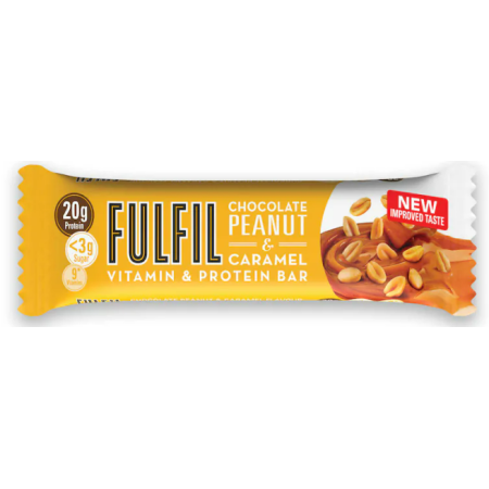Fulfil Peanut and Caramel Protein Bar 55g