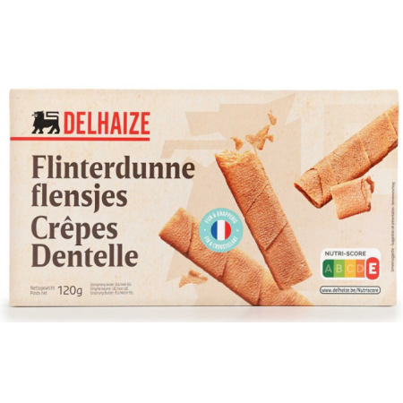 Delhaize brands Biscuits Lace crepes 120g