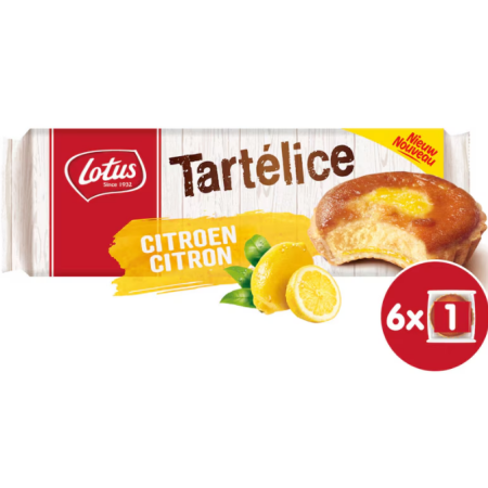 Lotus Pastry Tartélice Lemon 345g